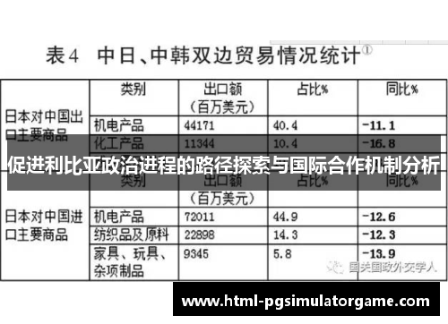 促进利比亚政治进程的路径探索与国际合作机制分析