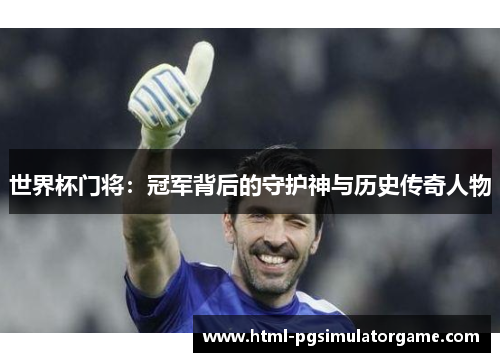 世界杯门将：冠军背后的守护神与历史传奇人物